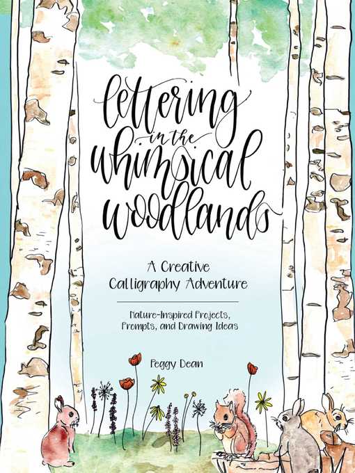 Cover image for Lettering in the Whimsical Woodlands